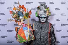 Wer hed de beschti Grend 2019: Impressionen vom Shooting vom Schmutzigen Donnerstag im Hotel Schweizerhof. (Bild: Dominik Wunderli, Luzern, 28. Februar 2019)