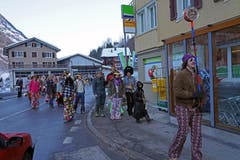 Katzenmusik in Unterschächen. (Bild: Franz Imholz, 28. Februar 2019)