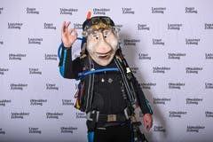 Wer hed de beschti Grend 2019: Impressionen vom Shooting vom Schmutzigen Donnerstag im Hotel Schweizerhof. (Bild: Dominik Wunderli, Luzern, 28. Februar 2019)