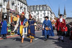 Buntes Treiben auf den Strassen der Stadt Luzern: Impressionen vom Fritschi-Umzug 2019. (Bild: Philipp Schmidli)
