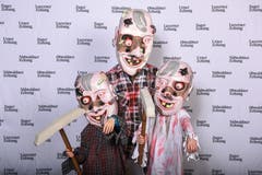 Wer hed de beschti Grend 2019: Impressionen vom Shooting vom Schmutzigen Donnerstag im Hotel Schweizerhof. (Bild: Dominik Wunderli, Luzern, 28. Februar 2019)