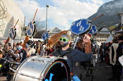 Los gehts: Die Hüdä-Hädä Kehrsiten. (Bild: Markus von Rotz, 28. Februar 2019)