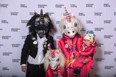 Wer hed de beschti Grend 2019: Impressionen vom Shooting vom Schmutzigen Donnerstag im Hotel Schweizerhof. (Bild: Dominik Wunderli, Luzern, 28. Februar 2019)