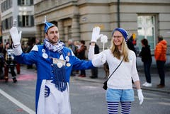 Auch Remo Hegglin von der Schissigässlizunft Zug ist dabei. (Bild: Stefan Kaiser (Zug, 28. Februar 2019))
