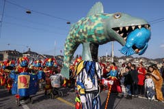 Rasselbandi Horw mit dem Motto Horwer Narren-Zucht.