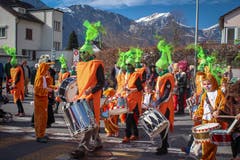 Farbige Impressionen vom Kinderumzug in Altdorf am Schmutzigen Donnerstag. (Bild: Leserin Rochelle Harwin)