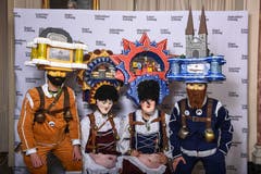 Wer hed de beschti Grend 2019: Impressionen vom Shooting vom Schmutzigen Donnerstag im Hotel Schweizerhof. (Bild: Dominik Wunderli, Luzern, 28. Februar 2019)