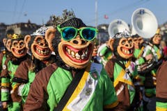 Latärndlihöckler Lozärn mit dem Motto Whats Aff am Fritschiumzug am Schmutzigen Donnerstag, 28. Februar 2019 in Luzern.