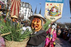 Buntes Treiben auf den Strassen der Stadt Luzern: Impressionen vom Fritschi-Umzug 2019. (Bild: Philipp Schmidli)