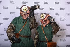 Wer hed de beschti Grend 2019: Impressionen vom Shooting vom Schmutzigen Donnerstag im Hotel Schweizerhof. (Bild: Dominik Wunderli, Luzern, 28. Februar 2019)