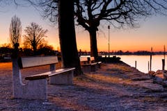 Kaum zu glauben, dass der Hafen in Horn vor einem Jahr von einer dicken Eisschicht überzogen war. (Bild: Remo Schläpfer)