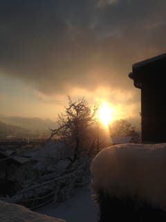 Ein herrlicher Montagmorgen. (Bild: Dora Mehr-Bühler, Kriens, 4. Februar 2019)