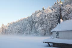 Wintermärchen bei den Drei Weihern. (Bild: Antje Hofmann)