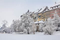 Winter am Wiler Weiher. (Bild: Antje Hofmann)