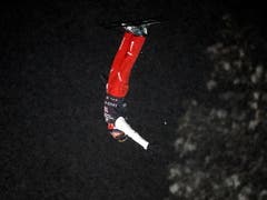 Noé Roth bei seiner Darbietung, die zum Gewinn von WM-Bronze führte (Bild: KEYSTONE/EPA/JEFF SWINGER)