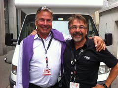 Marco Lucchi mit dem verstorbenen Fernseh- und Radio-Moderator Kurt Zurfluh. (Bild:PD)