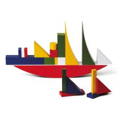 Design für Kinder: Bauhaus-Bauklötze von Alma Siedhoff-Buscher, bei Naef Spiele, 159 Franken