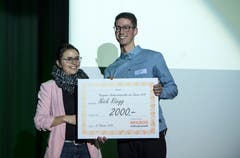 Gewinner in der Kategorie Nachwuchs war Leichtathlet Nick Rüegg. (Bild: Reto Martin)