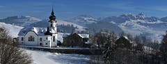 Winterliches Schlatt. Eine unerwartete Idylle im schönen Appenzellerland! (Bild: Walter Schmidt)