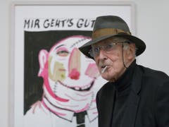 Der französische Künstler und Buchillustrator Tomi Ungerer ist 87-jährig gestorben. (Bild: KEYSTONE/ANTHONY ANEX)