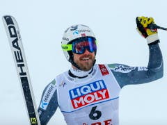 Kjetil Jansrud - der neue Abfahrts-Weltmeister (Bild: KEYSTONE/EPA/VALDRIN XHEMAJ)