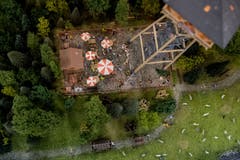 Die Anlage besteht aus endlos vielen Einzelteilchen. (Bild: Nadia Schärli, Emmenbrücke 8. Februar 2019)
