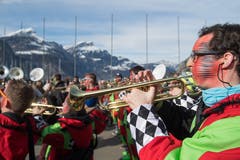 Kröntä Guggä aus Erstfeld (Bild: Boris Bürgisser (Flüelen, 9. Februar 2019)