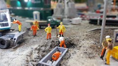 Impression aus der Modelllandschaft des Bunkerstores. (Bild: Ismail Osman, Emmenbrücke, 8. Februar, 2019)