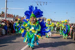 Farbenprächtig, dieses Sujet der Guuggenmusig Cocoschüttler «Samba do Brasil»- aufgenommen von Leserin Susanne Mattmann.