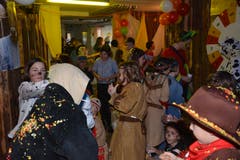 Die Fasnacht Müselbach – hier die Kinderfasnacht am Donnerstagnachmittag – stand unter dem Motto «Tierisch guet». (Bild: Beat Lanzendorfer, 28. Februar 2019)