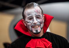 Ein ganz netter Vampir. (Bild: Patrick Hürlimann, Steinhausen, 1. März 2019)