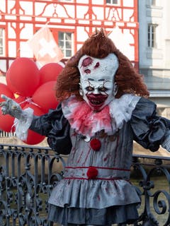 Ein ziemlich unheimlicher Clown. (Bild: Theres Nussbaumer, 28. Februar 2019)