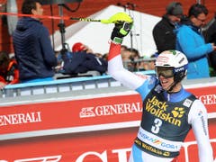 Ramon Zenhäusern gewinnt seinen ersten Weltcup-Slalom (Bild: KEYSTONE/AP/MARCO TROVATI)