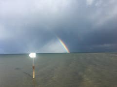 Südwestwindstimmung am Bodensee bei Egnach. (Bild: Ursula Gebendinger)