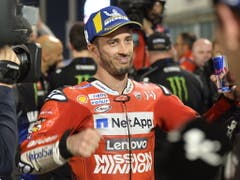 Wie im Vorjahr auf dem Circuit in Katar siegreich: der Italiener Andrea Dovizioso (Bild: KEYSTONE/EPA/NOUSHAD THEKKAYIL)
