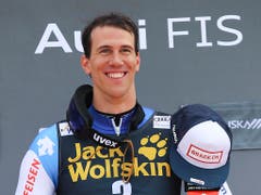 Ramon Zenhäusern mit dem Lächeln des Siegers (Bild: KEYSTONE/AP/MARCO TROVATI)