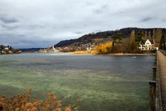 Wetterstimmung bei Stein am Rhein am Mittag vom 9.März 2019. (Bild: Fritz Sigg)