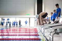 Gian Germann beim Start. (Bild: Manuela Jans-Koch (Oberkirch, 9. März 2019))