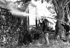 Die Feuerwehr Buttisholz. (Bild: Fotograf unbekannt*/ Gemeinde Buttisholz)