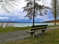 Stürmische Windverhältnisse am Sempachersee. (Bild: Urs Gutfleisch, Sempach, 10. März 2019)