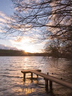 Stürmischer Sonnenuntergang beim Soppensee. (Bild: Priska Ziswiler-Heller, Soppensee, 13. März 2019)
