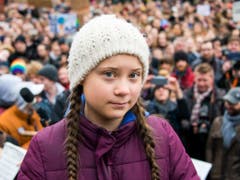 Greta Thunberg ist für den Friedensnobelpreis vorgeschlagen worden. (Bild: Keystone/DPA/DANIEL BOCKWOLDT)
