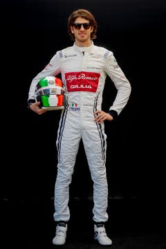 Antonio Giovinazzi (ITA, 25), Alfa Romeo-Ferrari. Starts: 2, Siege: 0, WM-Punkte 0. (Bild EPA/Diego Azubel (Melbourne, 14. März 2019))