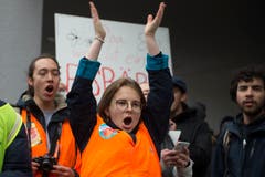 Demonstration gegen den Klimawandel in der Stadt Luzern. (Bild: Dominik Wunderli, Luzern, 15. März 2019)
