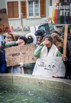 Frauenfeld TG - Klimastreik kommt im Thurgau an. In mehreren Hundert Städten weltweit wird heute gegen den Klimawandel demonstriert. Auch in Frauenfeld haben sich viele Engagierte zusammengetan. Um 14:00 Uhr schliessen weltweit Demonstranten die Augen für eine Minute, sie tuen es den Politiker gleich.