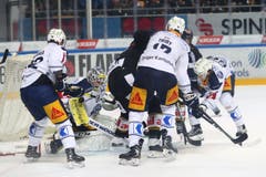 Lugano kämpfte, Lugano machte Druck - und Lugano verlor auch das vierte Spiel gegen Zug. (Marusca Rezzonico/freshfocus, Lugano, 17. März 2019)