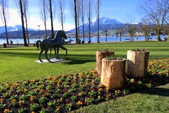 Ein Frühlingsbild aus Luzern. (Bild: Walter Buholzer, Luzern, 16. März 2019)