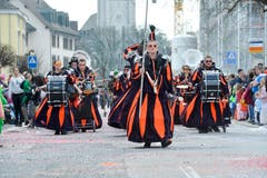 Sechs Guggen marschierten am Umzug mit.