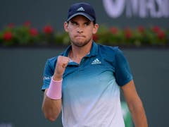 Dominic «Dominator» Thiem, vor vier Jahren Turniersieger in Gstaad und 12 Jahre jünger als Federer, gewann erstmals ein Turnier dieser Grössenordnung (Bild: KEYSTONE/AP/MARK J. TERRILL)