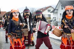 Auch sie waren unterwegs: Die Kulturfasnächtler Ruswil als Zigeuner. (Bild: Manuela Jans-Koch, Schachen, 2. März 2019)